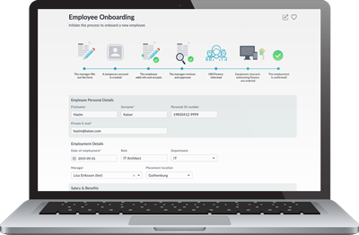 Zervicepoint Employee onboarding form