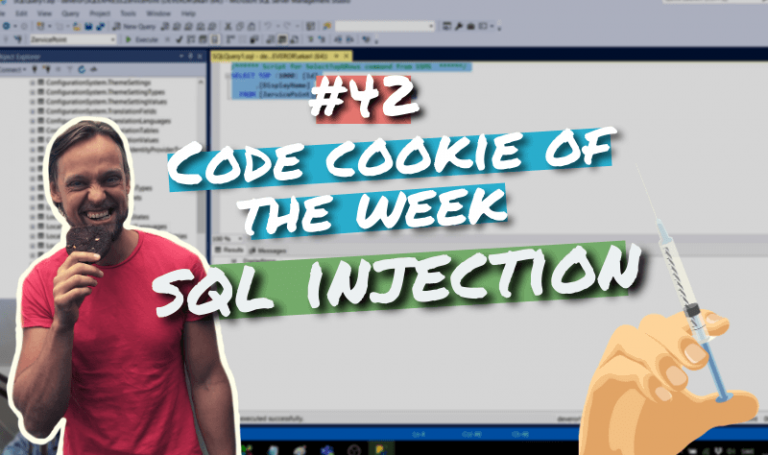 #42 Code Cookie Of The Week | SQL Injection