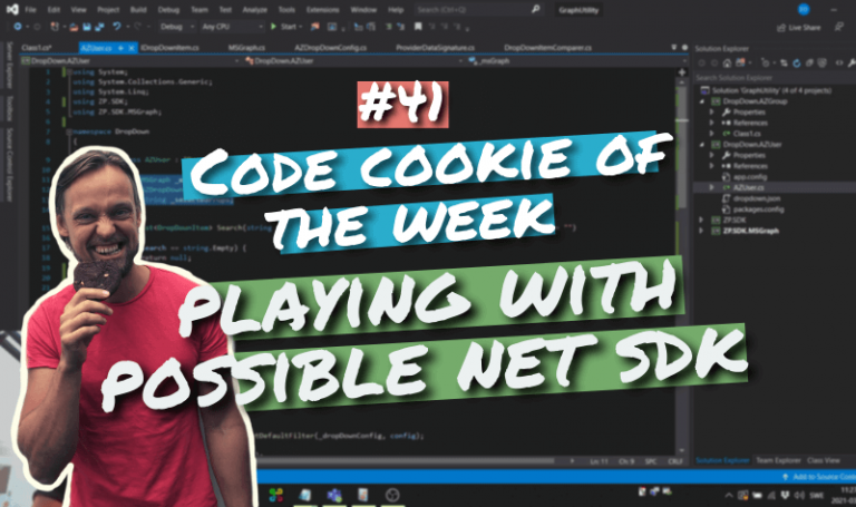 #41 Code Cookie Of The Week | Playig with possible .NET SDK