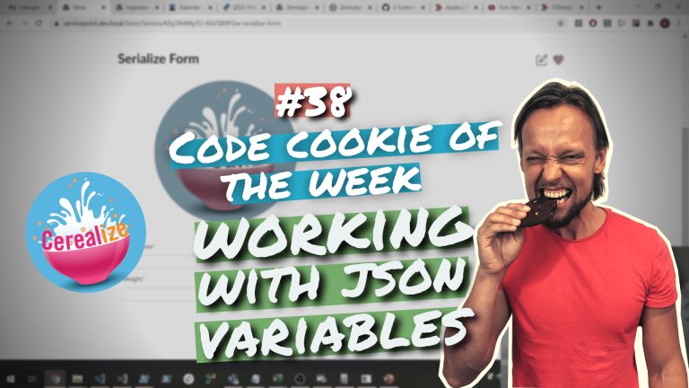 #38 Code Cookie Of The Week | Working with JSON variables