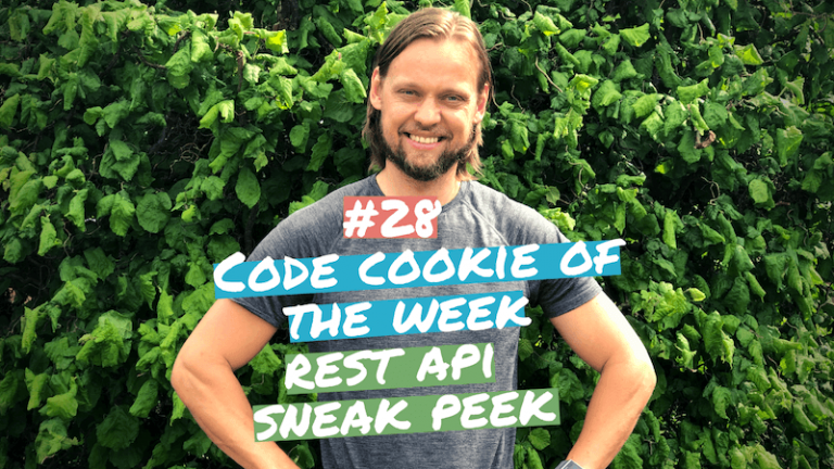 #28 Code Cookie Of The Week | Rest API Sneak Peek