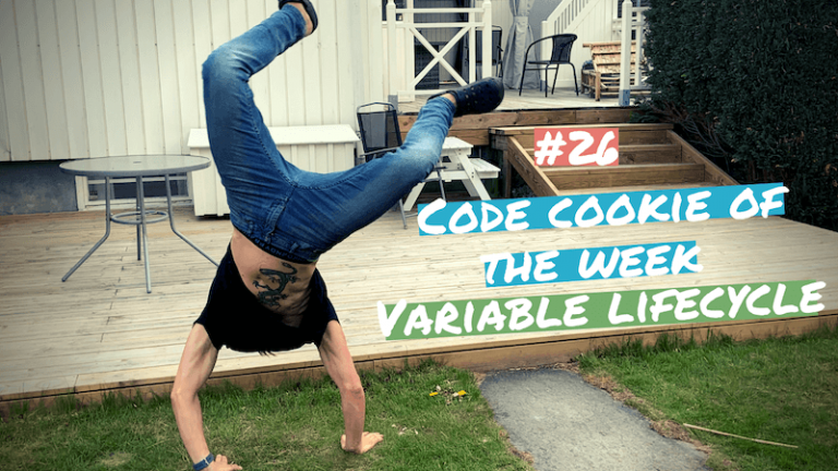 #26 Code Cookie Of The Week | Variable lifecycle