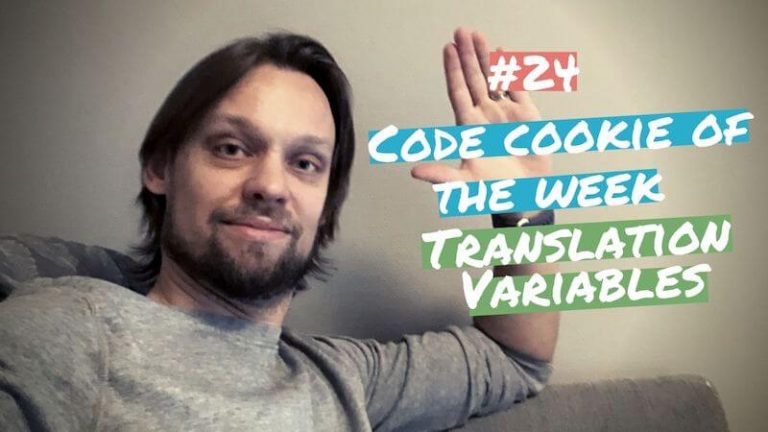 #24 Code Cookie Of The Week | Translation Variables