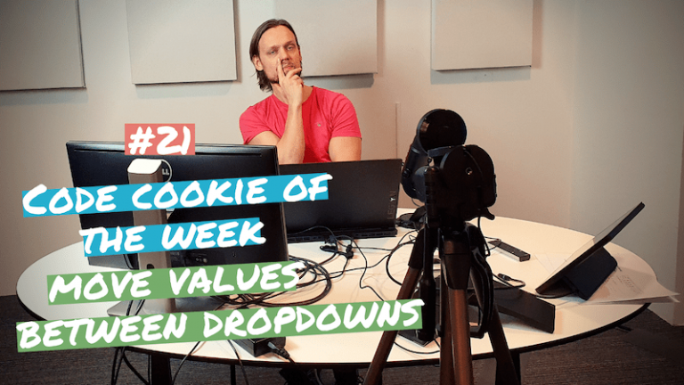 #21 Code Cookie Of The Week | Move values between dropdowns