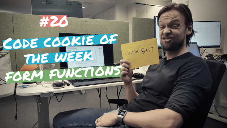#20 Code Cookie Of The Week | Form Functions