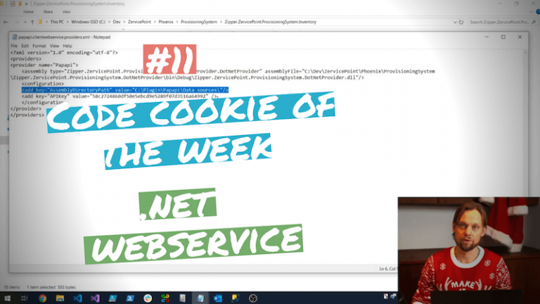 #11 Code Cookie Of The Week | .NET WebService