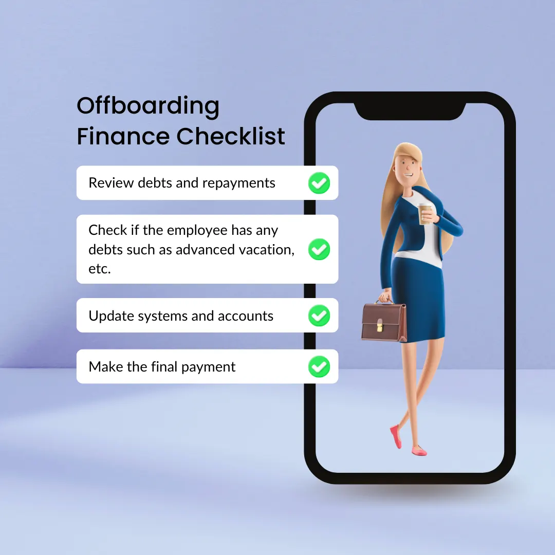 Offboarding Finance Checklist