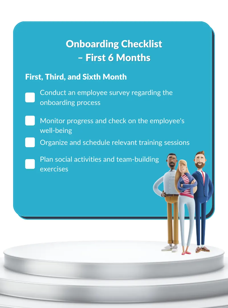 Onboarding Checklist–First 6 Months