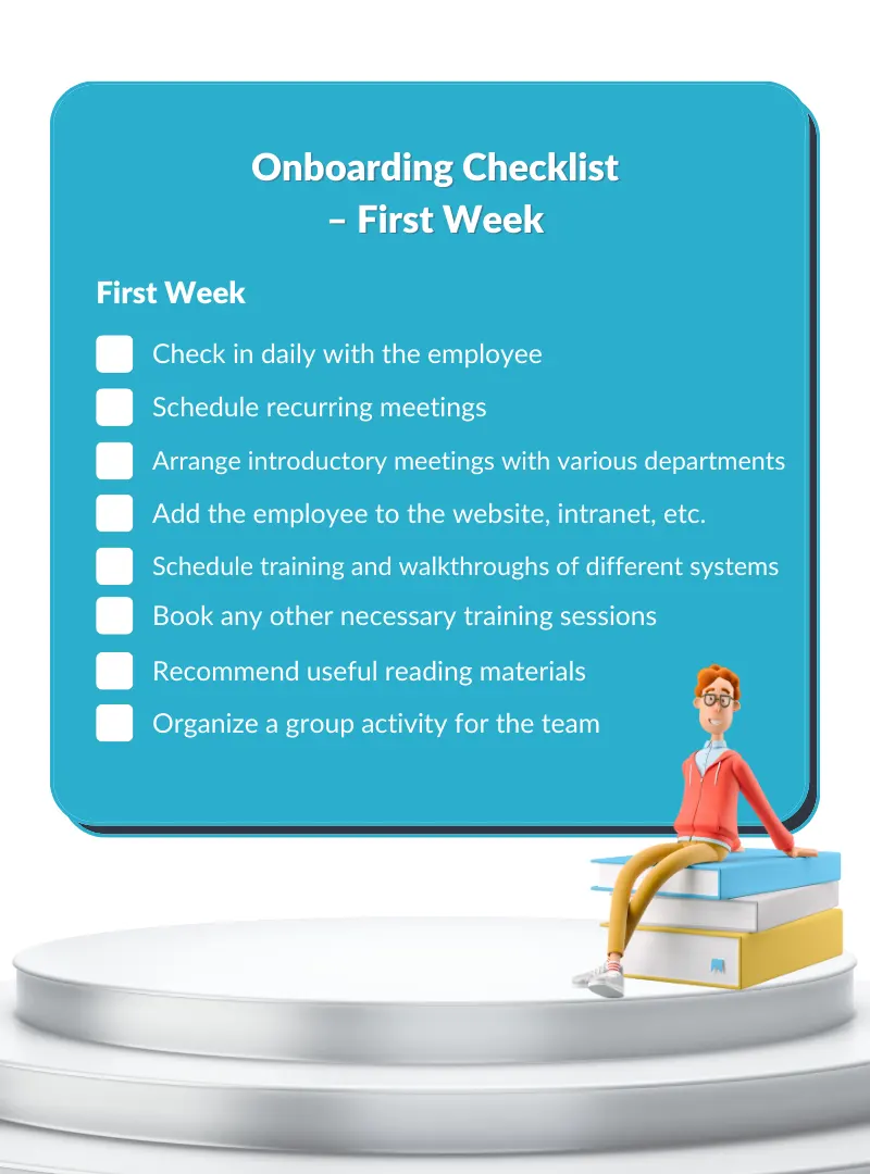 Onboarding Checklist–First Week