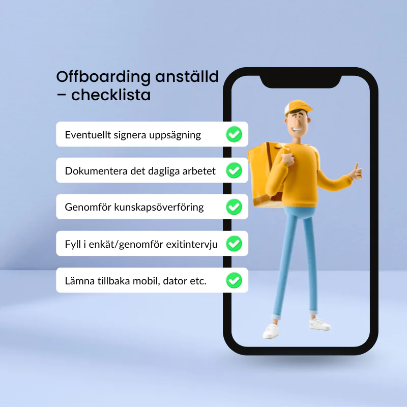 Offboarding checklista för anställda