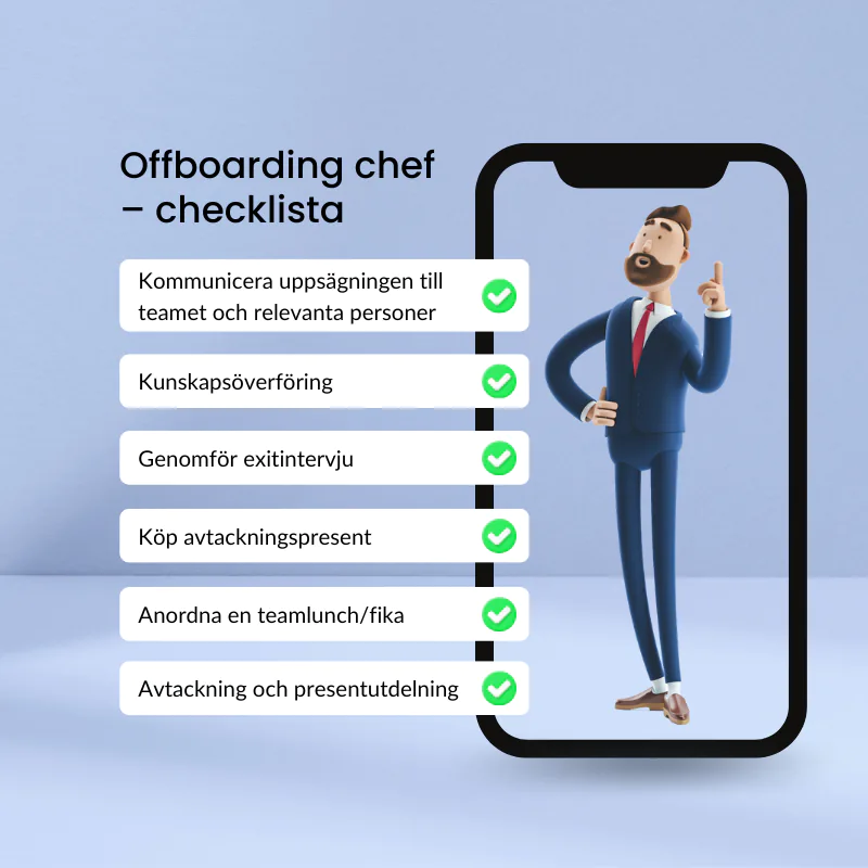 Offboarding checklista för chefer