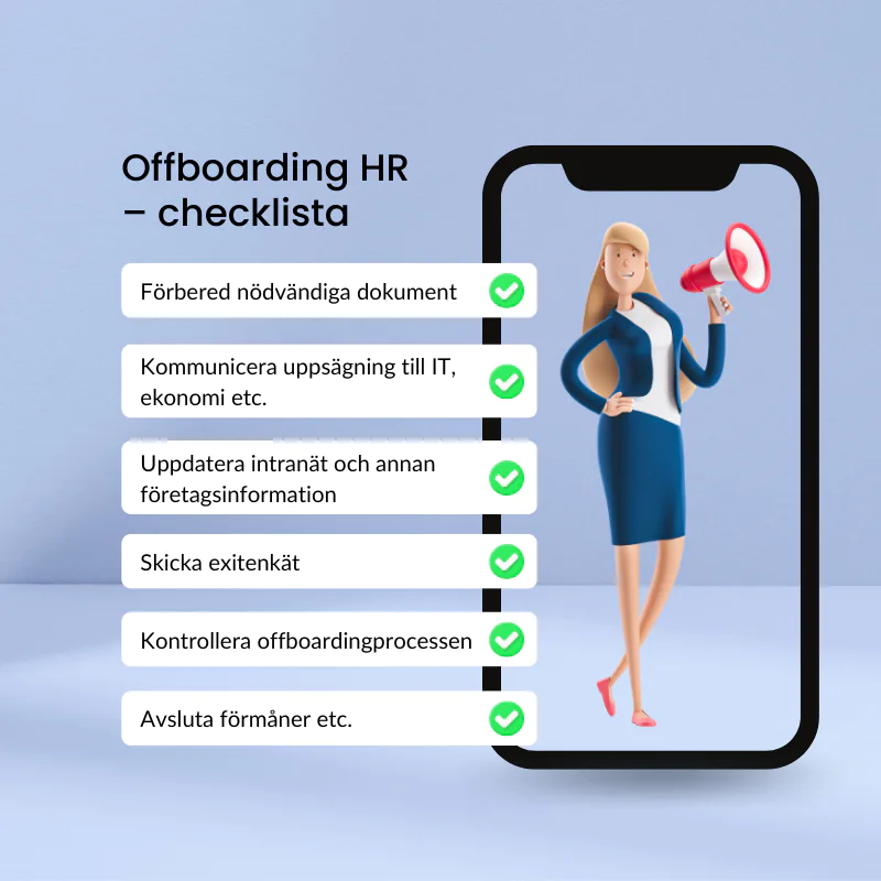 Offboarding checklista för HR-avdelning