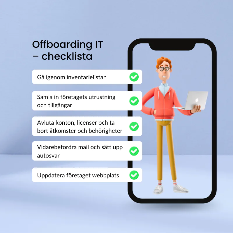 Offboarding checklista för IT-avdelning