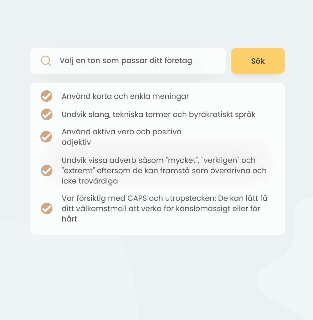 Välkomstmail-onboarding-tonalitet